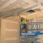 plastering